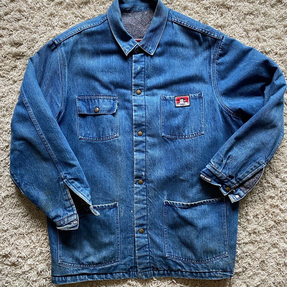 Vintage Ben Davis mechanics jacket blanket lined